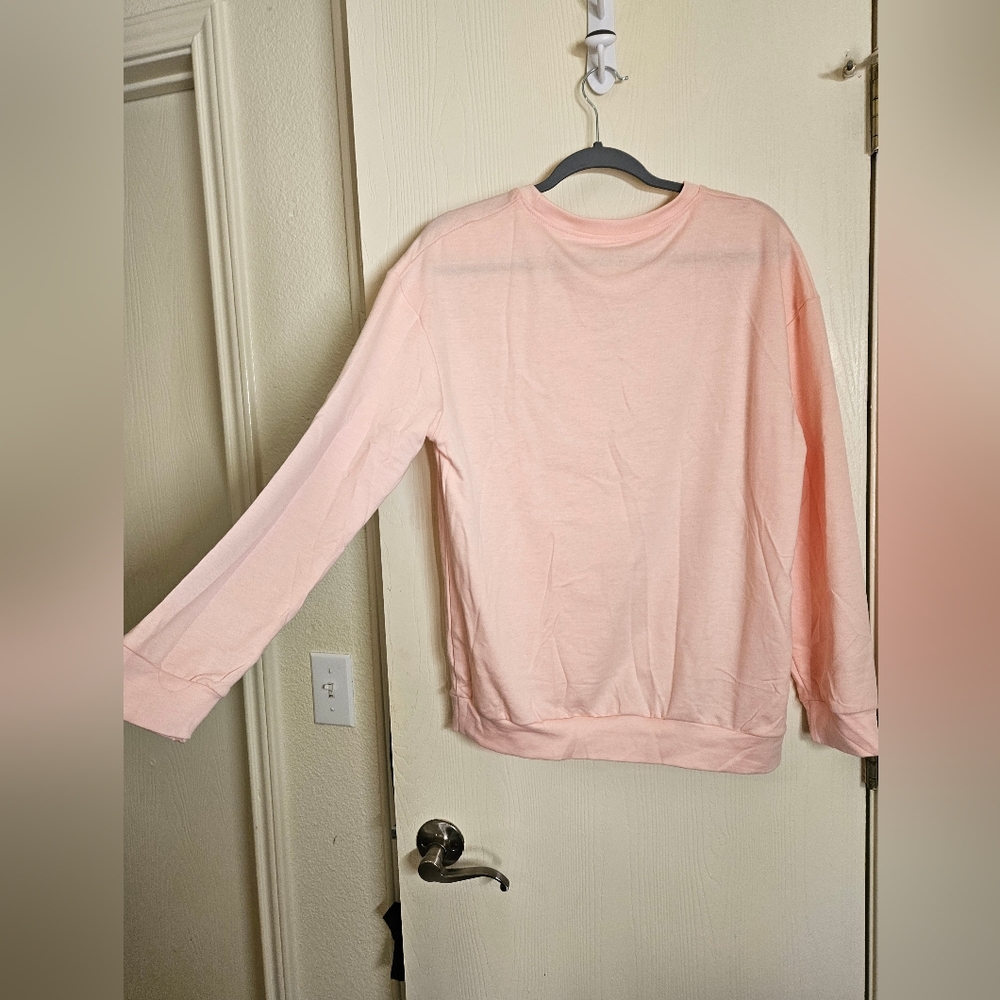 🚨3 for$20🚨Barbue Sweatshirt. Lets Go Barbie- Pale Pink. - Picture 2 of 5